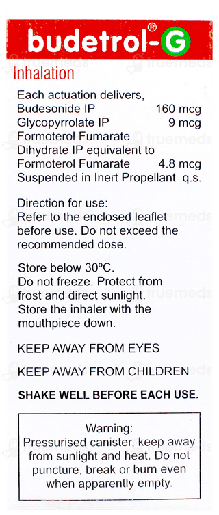 Budetrol G Inhaler 120Mdi