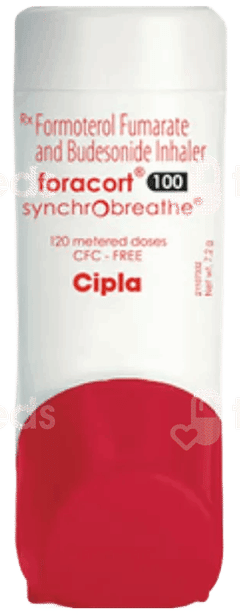 Foracort 100 Synchrobreathe Inhaler 120Mdi Foracort 100 Synchrobreathe Inhaler 120Mdi