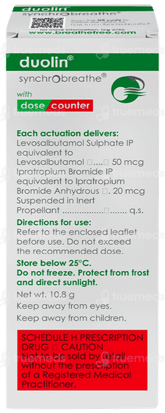 Duolin Synchrobreathe Inhaler 180mdi
