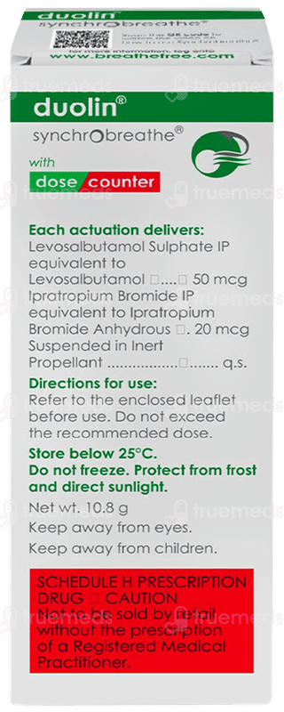 Duolin Synchrobreathe Inhaler 180mdi