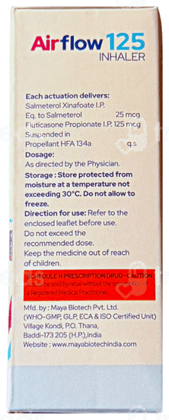 Airflow 125 Inhaler 120Mdi