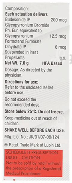 Budamate G Inhaler 120 Mdi