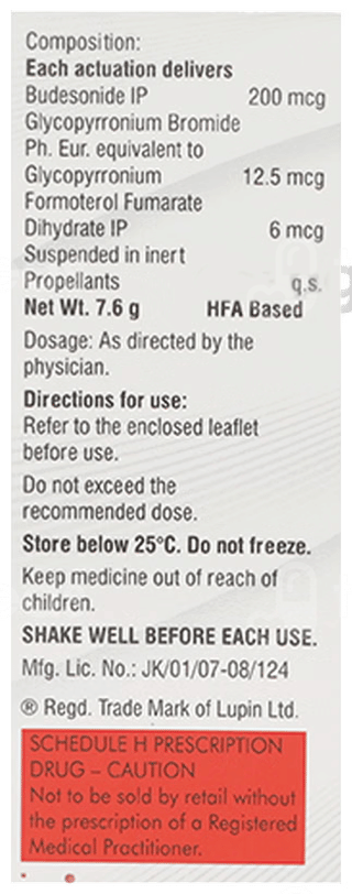 Budamate G Inhaler 120 Mdi