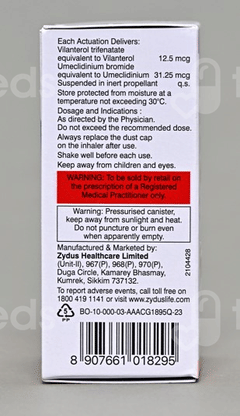 Umiflo Cfc Free Inhaler 120Mdi