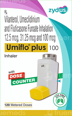 Umiflo Plus 100 Cfc Free Inhaler 120Mdi