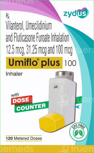Umiflo Plus 100 Cfc Free Inhaler 120Mdi