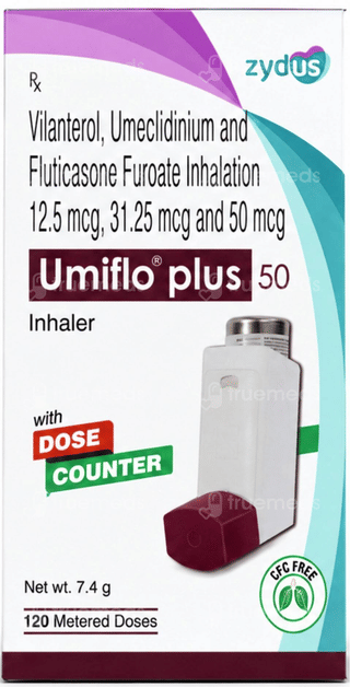 Umiflo Plus 50 Cfc Free Inhaler 120Mdi