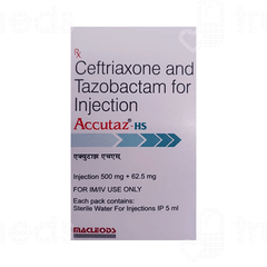 Accutaz-hs 500/62.5 MG Injection 1