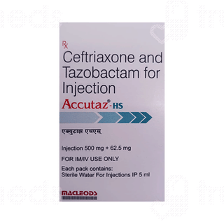 Accutaz-hs 500/62.5 MG Injection 1