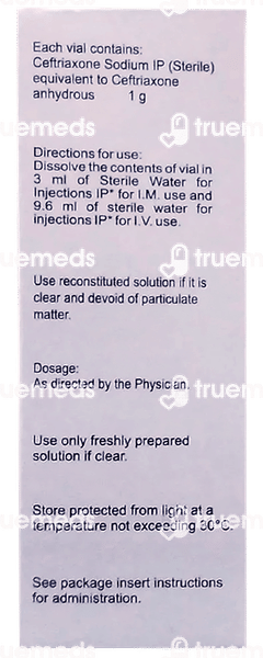 Accuzon 1g Injection 1 Accuzon 1g Injection 1