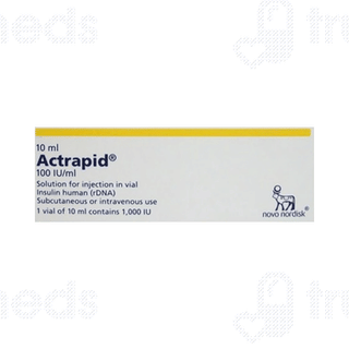 Actrapid 100 IU Injection 10 ML