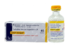 Human Actrapid 40 IU Injection 10 ML | Order Human Actrapid 40 IU ...