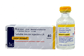 Human Actrapid 40 IU Injection 10 ML