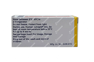 Human Actrapid 40iu Injection 10ml