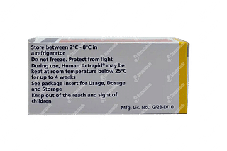 Human Actrapid 40 IU Injection 10 ML