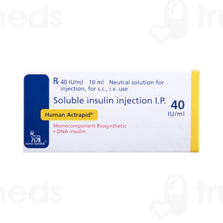 Human Actrapid 40iu Injection 10ml