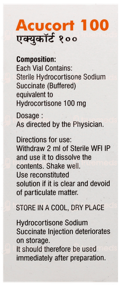Acucort 100 Injection 5ml