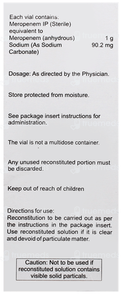 Acupenem 1g Injection 1
