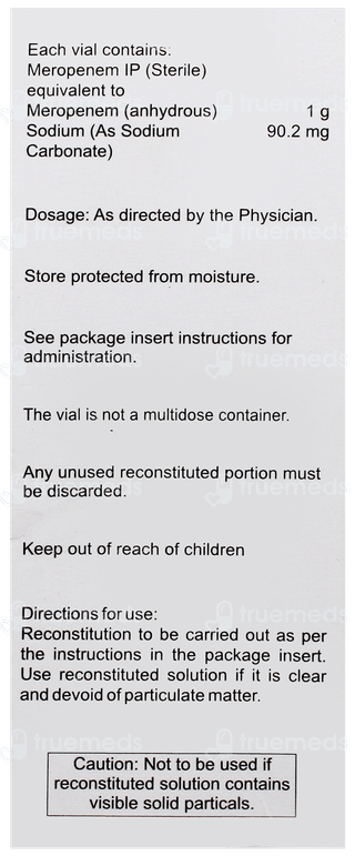 Acupenem 1g Injection 1