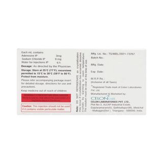 Adenoz 6 Mg Injection 2 Ml