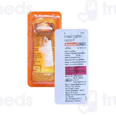 Amicin 250Mg Injection 2ML: Uses, Side Effects, Price & Substitutes