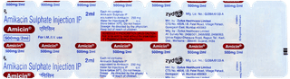 Amicin 500mg Injection 2ml