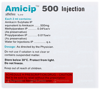 Amicip 500 MG Injection 2 ML