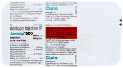 Amicip 500 Injection 2ml