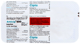 Amicip 500 MG Injection 2 ML