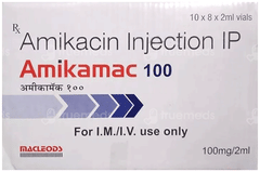Amikamac 100 Mg Injection 2 Ml