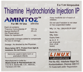 Amintoz Injection 1ml