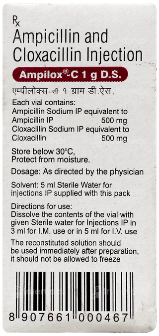 Ampilox C 1g Ds Injection 1