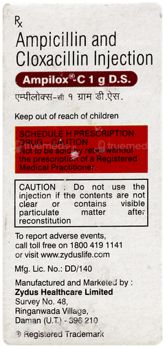 Ampilox C 1g Ds Injection 1