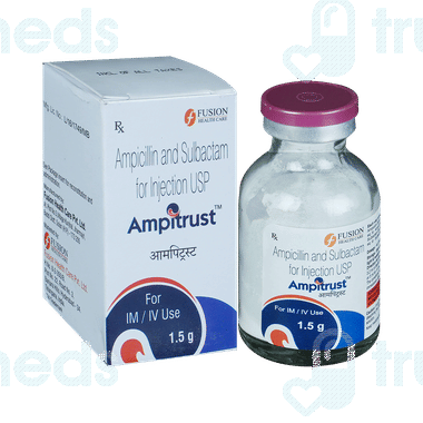 Trust Injectable Ampitrust 105 Gm Injection 1 - Uses, Side Effects, Dosage, Price | Truemeds