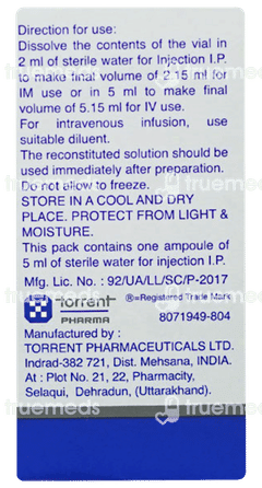 Ampoxin 250 Injection 1 Ampoxin 250 Injection 1