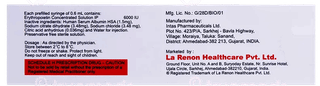Anfoe 6000Iu Injection 0.6Ml