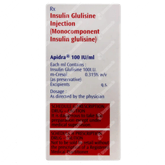 Apidra 100iu Injection 10ml