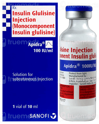 Apidra 100Iu Injection 10Ml