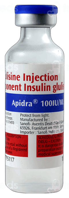 Apidra 100Iu Injection 10Ml