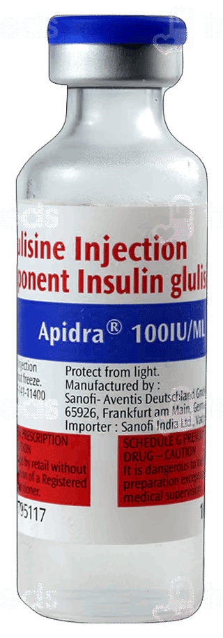 Apidra 100Iu Injection 10Ml