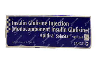 Apidra Solostar 100iu Injection 3ml