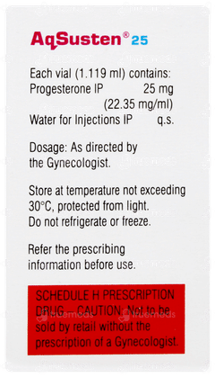Aqsusten 25 Injection 1.119ml