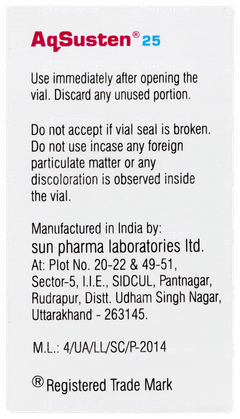 Aqsusten 25 Injection 1.119ml