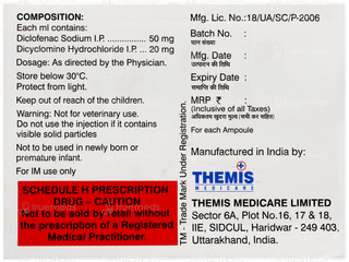 Aquadol Spas Injection 1ml