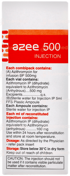 Azee 500 Injection 1