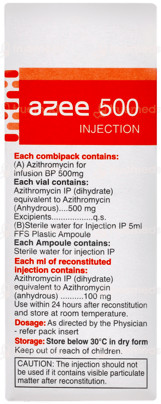 Azee 500 Injection 1
