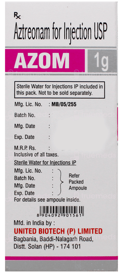 Azom 1Gm Injection 1 Azom 1Gm Injection 1