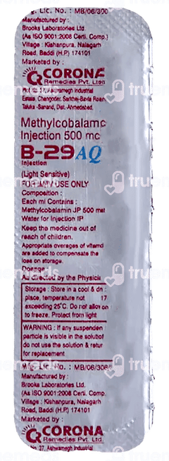B 29 Aq Injection 1ml B 29 Aq Injection 1ml