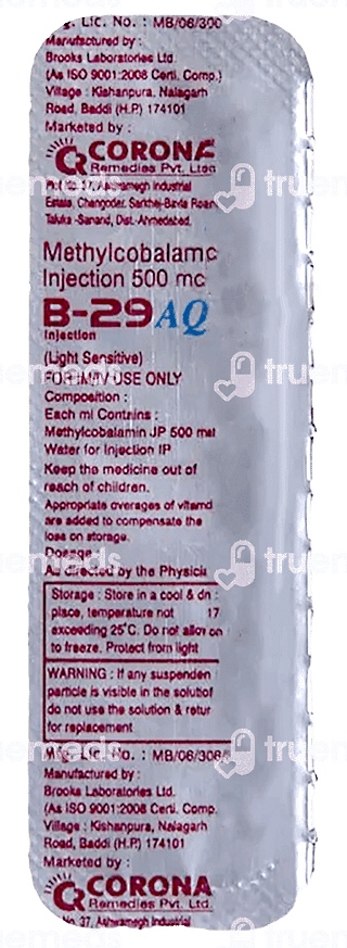 B 29 Aq Injection 1ml