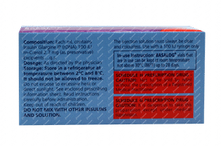Basalog 100 Iu Injection 5 Ml - Uses, Side Effects, Dosage, Price ...